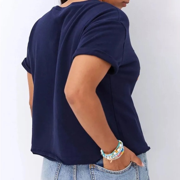 Anthropologie Maeve Riviera Embroidered Tee NWT - Picture 14 of 14